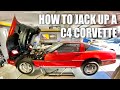 How To Jack Up A C4 Corvette