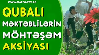 MƏKTƏBLİLƏR HEYDƏR ƏLİYEV İLİNƏ BELƏ HAZIRLAŞIR