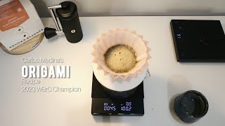 Easy & Practical Pour Over Recipe by 2023 WBrC Champion, Carlos Medina