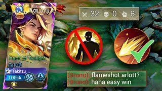 NEW META ARLOTT FLAMESHOT!!😱 MORE OP THAN FLICKER \u0026 PETRIFY? (Must try) MLBB