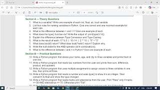 Exercise in Variable, Arithmetic, Assignment, Logical, Comparison Operator | Master Academy
