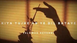 Kya Tujhe Ab Ye Dil Bataye { Slowed and Reverb } - Falak Shabbir | Sanam Re | Aesthetic Me