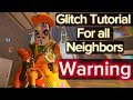 WEIRD GLITCH TUTORIAL FOR ALL NEIGHBORS! (SECRET NEIGHBOR)