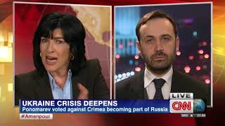 140414 CNN Amanpour discusses Russia politics with Ilya Ponomarev