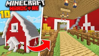 I Built An Epic Barn For My Kingdom In Minecraft Hardcore! (#10