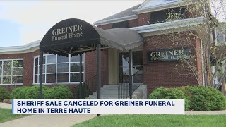 Sheriff Sale canceled at Greiner Funeral Home