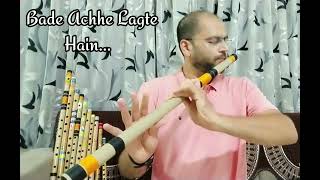 Bade Achhe Lagte Hain | Flute Cover | E bass flute | Amit Kumar Anand Bakshi RD Burman Balika Badhu