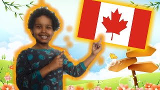 How to Draw The Canadian Flag For kids 🍁