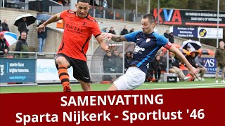 Samenvatting Sparta Nijkerk - Sportlust '46