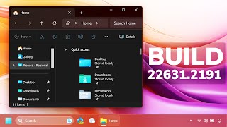 New Windows 11 Build 22631.2191 – New File Explorer Changes, Windows 365, and Fixes (Beta)
