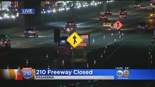 Stretch Of Westbound 210 Freeway In Pasadena Closed Through Weekend For Repairs