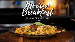 The Perfect Mexican Breakfast | MIGAS a la MEXICANA & SALSA MOLCAJETE