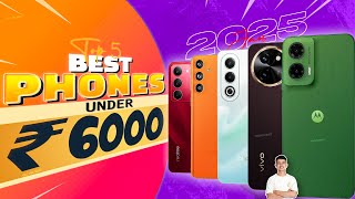 6GB+128GB | Best Smartphone Under 6000 in 2025 | Top 5 Best Entry-Level Phone Under 6000 in INDIA