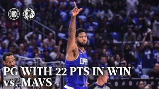 Paul George with 22 PTS in Game 1 Win vs. Mavericks Highlights | LA Clippers