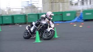 第５４５回　へなちょこライダー走行会　キム　ミニコース計測転倒③