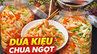 Cách làm dưa món củ kiệu