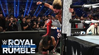 Seth Rollins snaps on Roman Reigns and CM Punk after elimination: Royal Rumble 2025 highlights