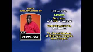 Patrick Henry ~ Long Obituary