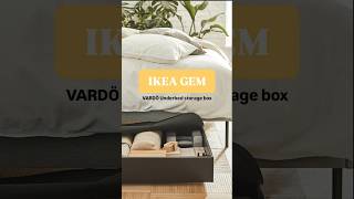 Ikea hidden gem ✨ Vardö underbed box 💛 #ikea #ikeafind #homeorganization #ikeastore #home #storage