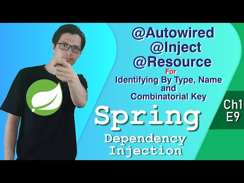 @Autowired, @Inject & @Resource | Dependency Injection | Spring ...