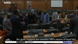 No govt support for Lesotho MP's return of land bid