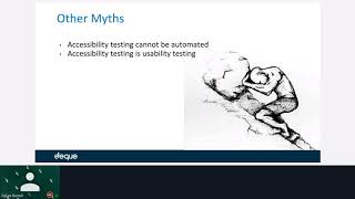 Automation and Accessibility Debunking the Myths by Dylan Barrell, Deque Systems
