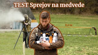 SPREJ NA MEDVEDE - TEST | Porovnanie 12 sprejov na medvede, ktorý je najlepší?