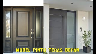 Desain Model Pintu Utama Rumah Minimalis Terbaru