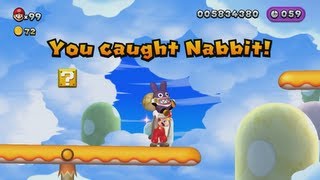 New Super Mario Bros. U - All Nabbit Chases