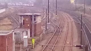 Trains at Ferryhill station Junction on 19\\1\\17