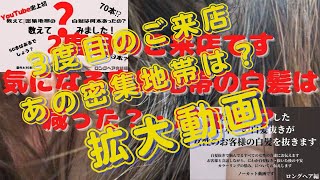 【白髪抜き動画】あの密集地帯のさとみさん動画「拡大動画」