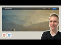 Create a Responsive Transparent Navbar with HTML and CSS (Flexbox Layout)
