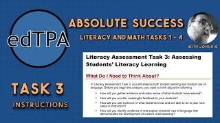 edTPA Task 3 Assessment Instructions from Literacy and Math Tasks 1-4 from Johnnie