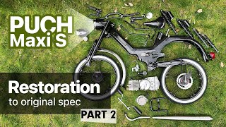 PUCH Maxi S Moped Restoration Project Part 2