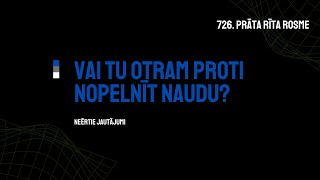 726. Neērtie jautājumi par naudu