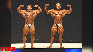 Markus Ruhl vs Dennis Wolf ( Biggest German Giants Compared ) 2009 Mr. Olympia