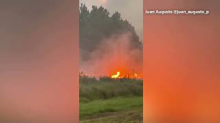 Incendii de vegetație în zone din Argentina