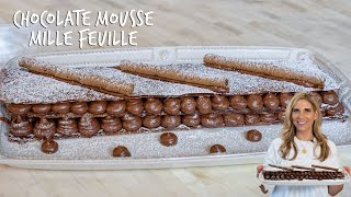 TRY this , Chocolate Mousse Mille Feuille