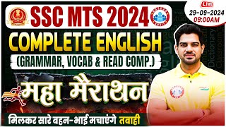 Complete English Grammar, Vocab, Reading Comprehension Maha Marathon for SSC MTS 2024 By Sanjeev Sir