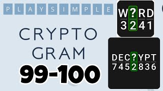 PlaySimple CRYPTOGRAM level 99 100