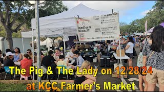 [4K] Breakfast at The Pig \u0026 The Lady at KCC Farmer's Market on 12/28/24 in Honolulu #hawaiifood