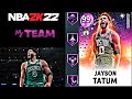 THE SF THAT EVERYONE WAS WAITING ON 👀 NBA2K22 MYTEAM DARK MATTER JAYSON TATUM GAMEPLAY!