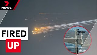 Cosmic rivalry between billionaires turns explosive, SpaceX mission ends in spectacular fail | 7NEWS