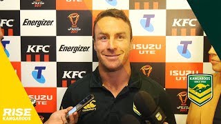 NRL Highlights | Kangaroos v Lebanon Post Match: Maloney