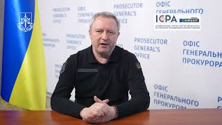 One year since the launch of the ICPA  |  Message from Andriy Kostin, Prosecutor General for Ukraine