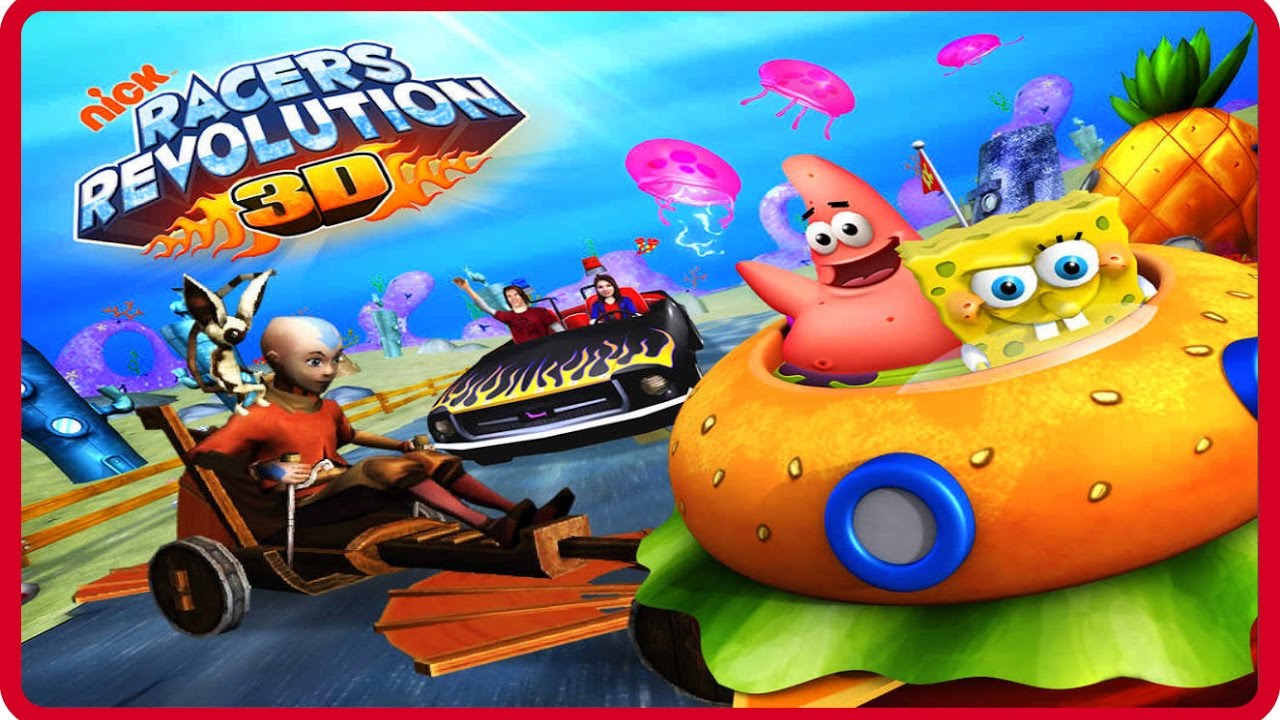 Spongebob Online Game - Nick Racers Revolution 3D Levels 1-3 ...