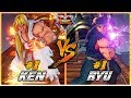 SFV AE 🔥 KENPI (#1 Online KEN) v BIBI (#1 Online RYU) | Ranked Set 🔥 SF5 TenSFV