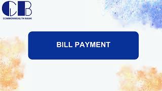 How To Create a Bill Payment Transaction via Mobile Device