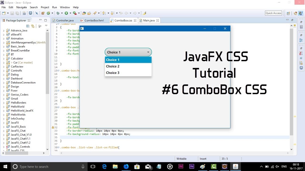 Javafx Css