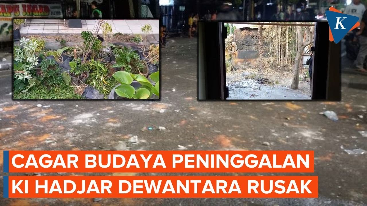 Imbas Kericuhan Di Jalan Tamansiswa Yogyakarta, Pintu Museum Tamansiswa ...